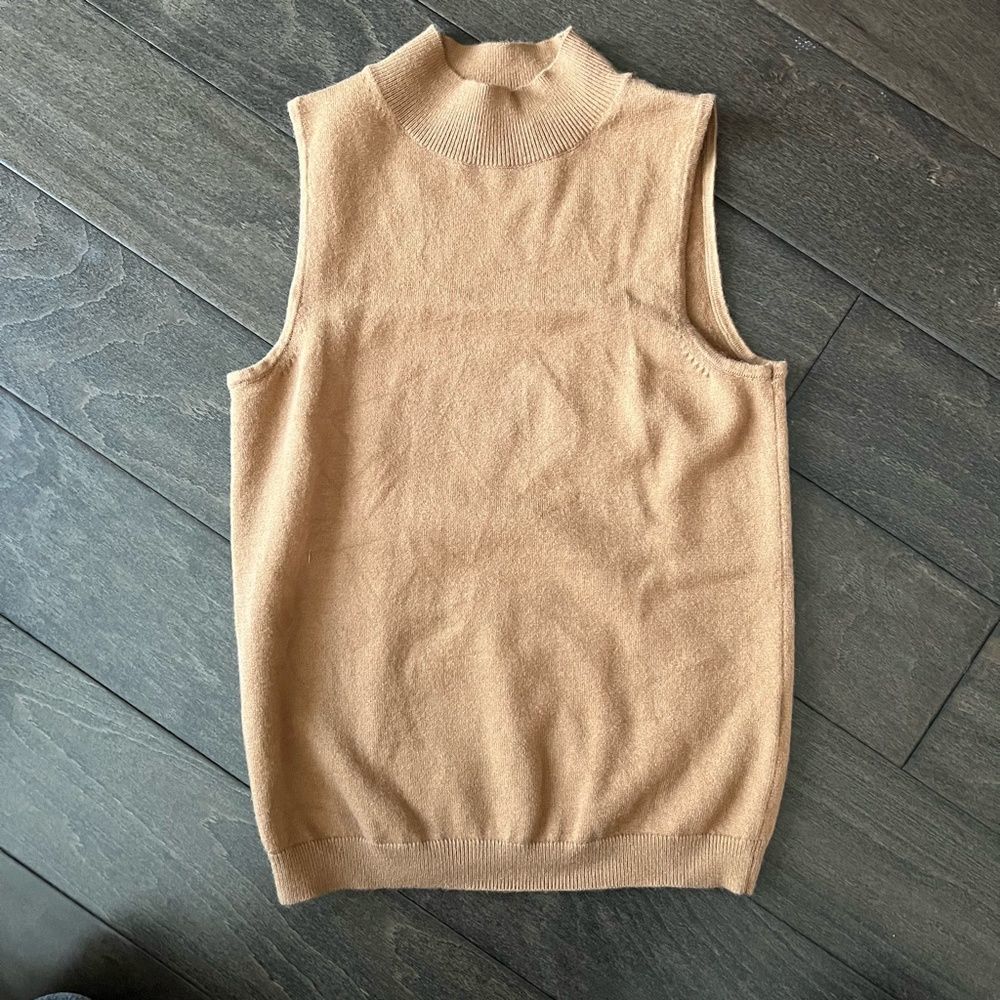 Anthropologie Suzy Mock Neck Sweater Tank - Size S